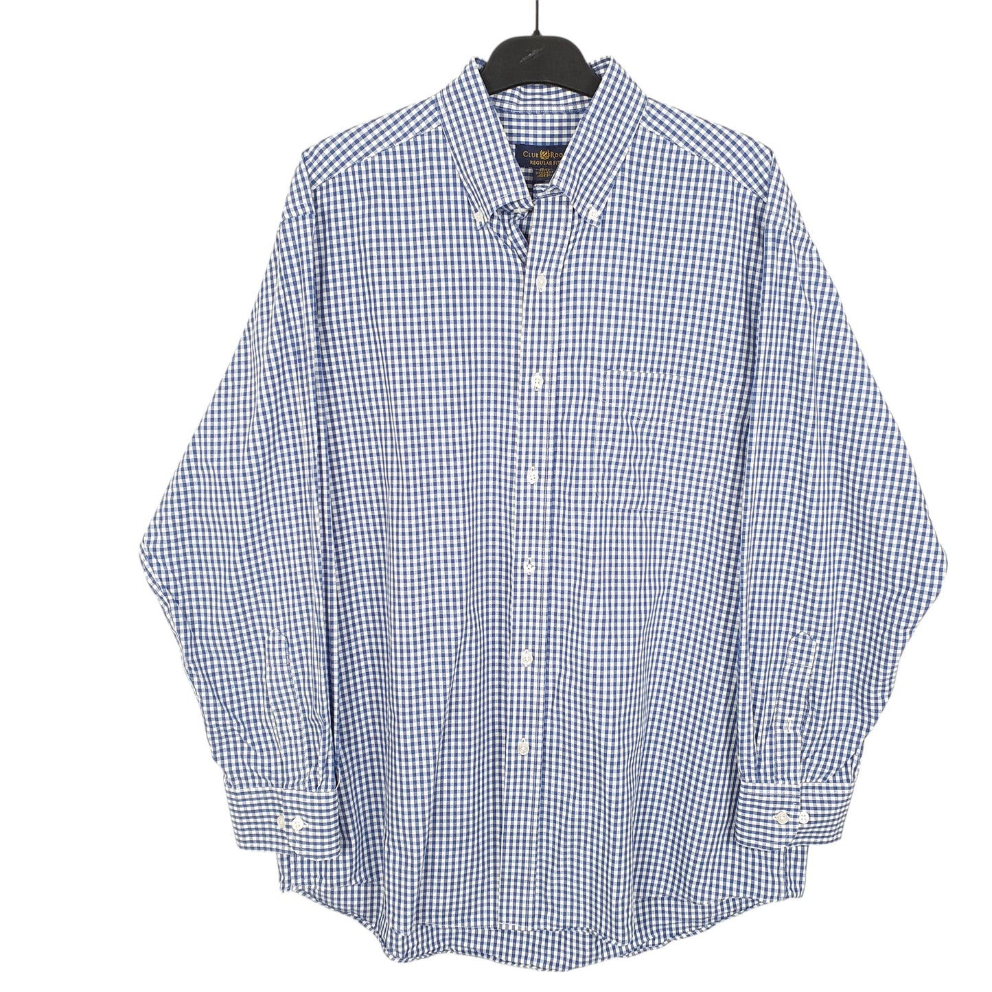 Mens Blue Club Room  Long Sleeve Shirt