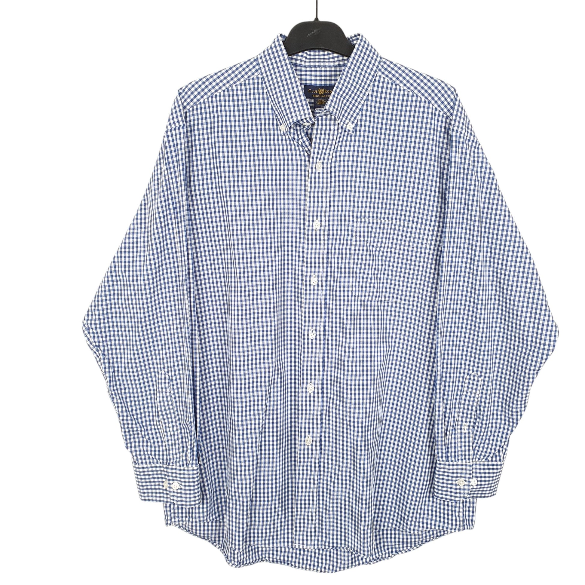 Mens Blue Club Room  Long Sleeve Shirt