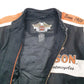 Mens Black Harley Davidson Motorcycles Riders  Coat