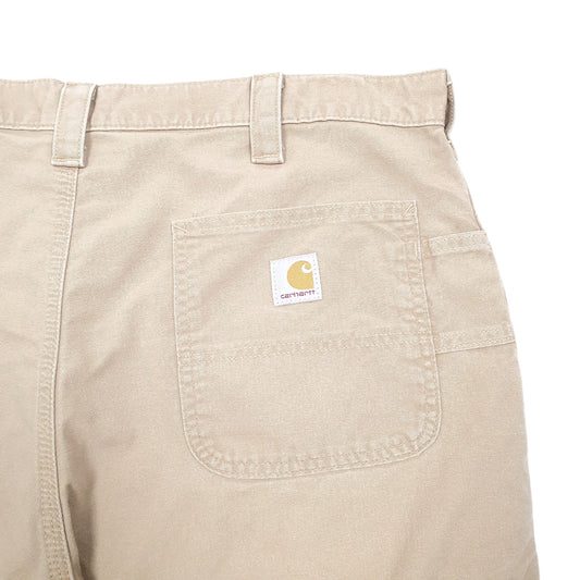 Mens Tan Carhartt Workwear B147 Carpenter Shorts