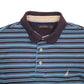 Mens Blue Nautica  Short Sleeve Polo Shirt