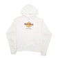 Mens White Hard Rock Cafe  Hoodie Jumper