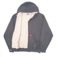 Mens Grey Dickies Hoodie Sherpa Lined Full Zip Jumper