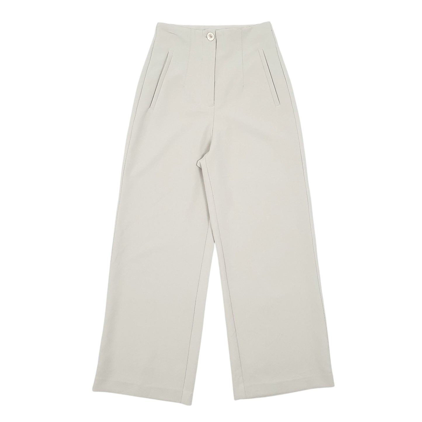 Womens Beige Zara  Formal Trousers