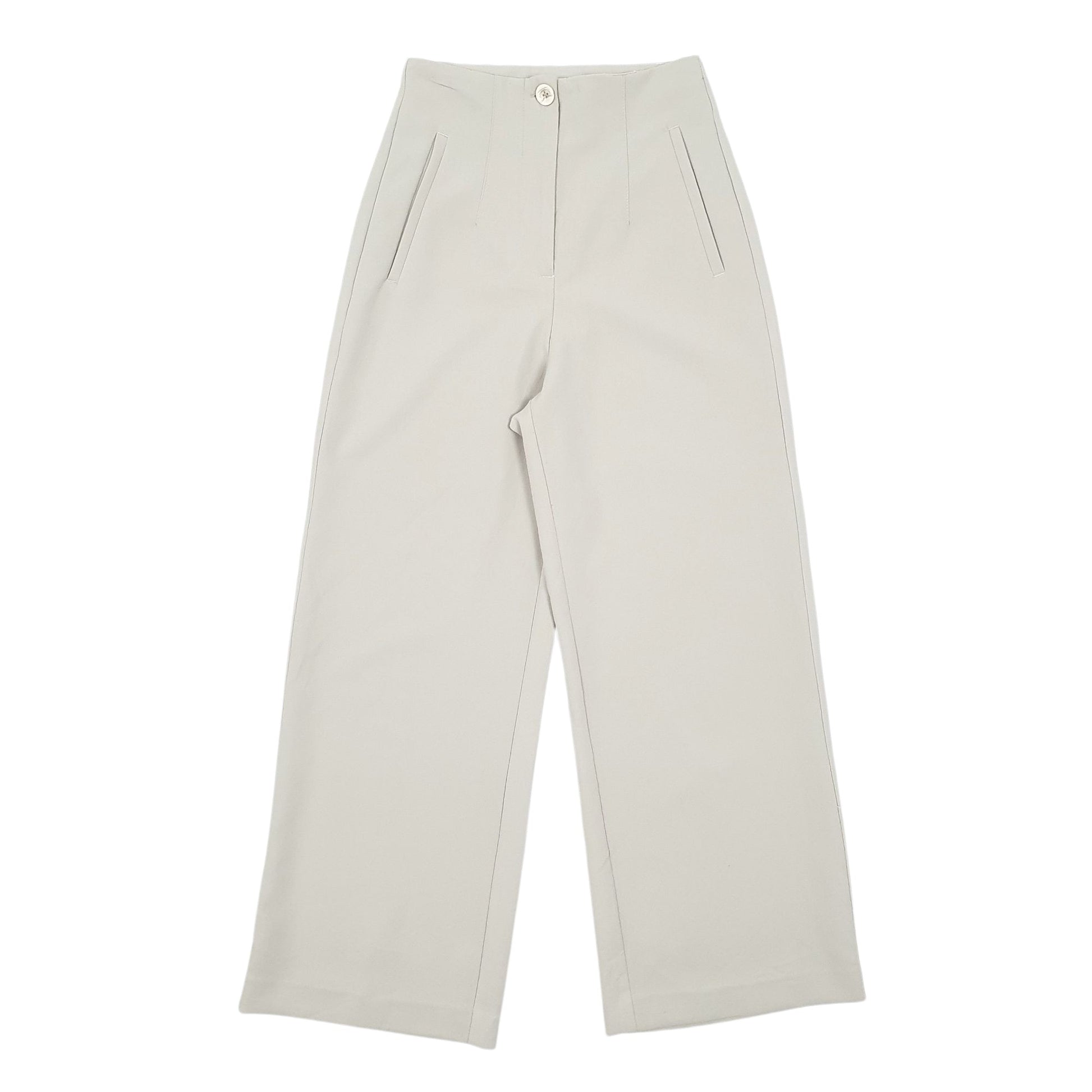 Womens Beige Zara  Formal Trousers