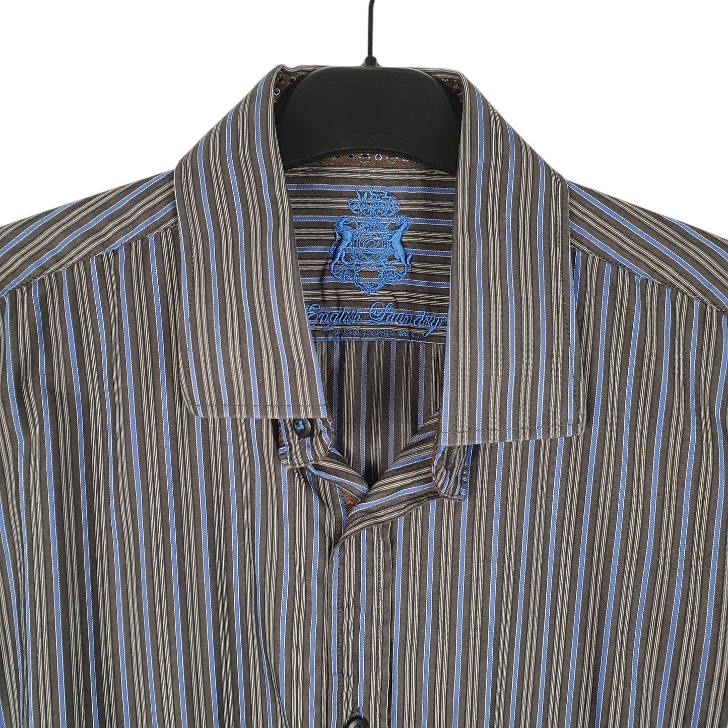 Mens Grey English Laundry  Long Sleeve Shirt