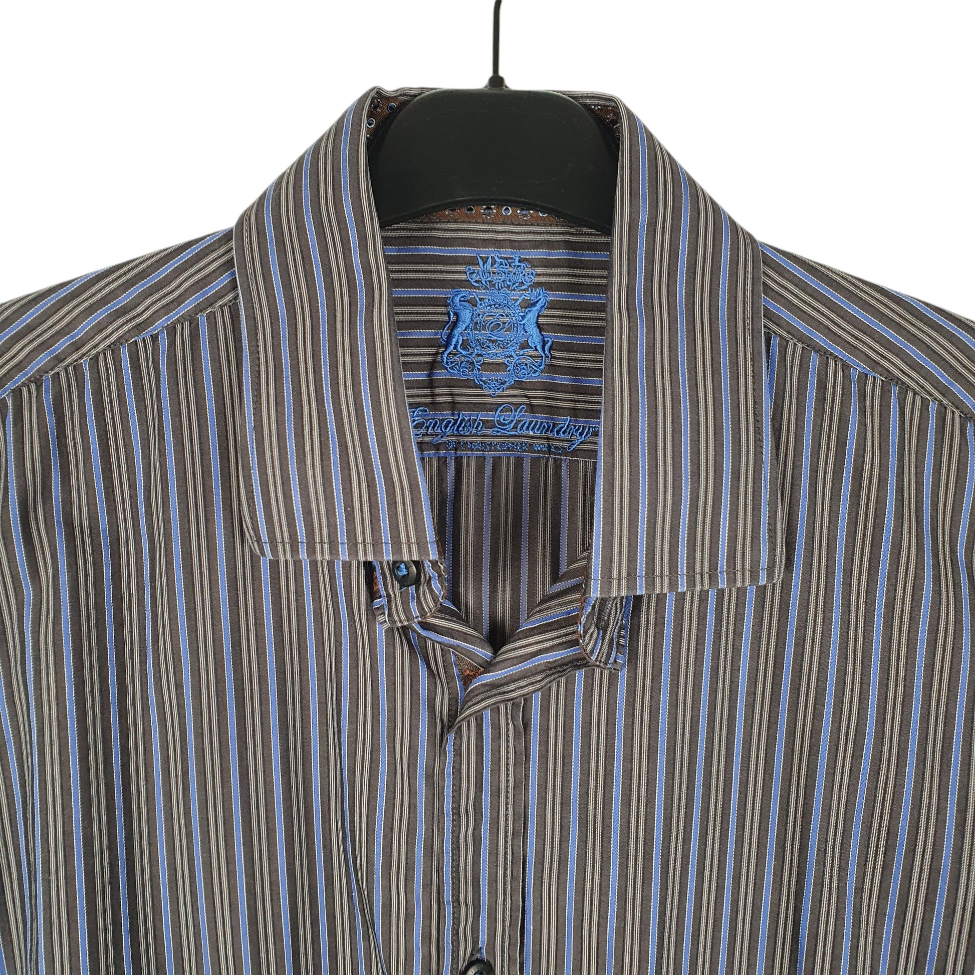 Mens Grey English Laundry  Long Sleeve Shirt