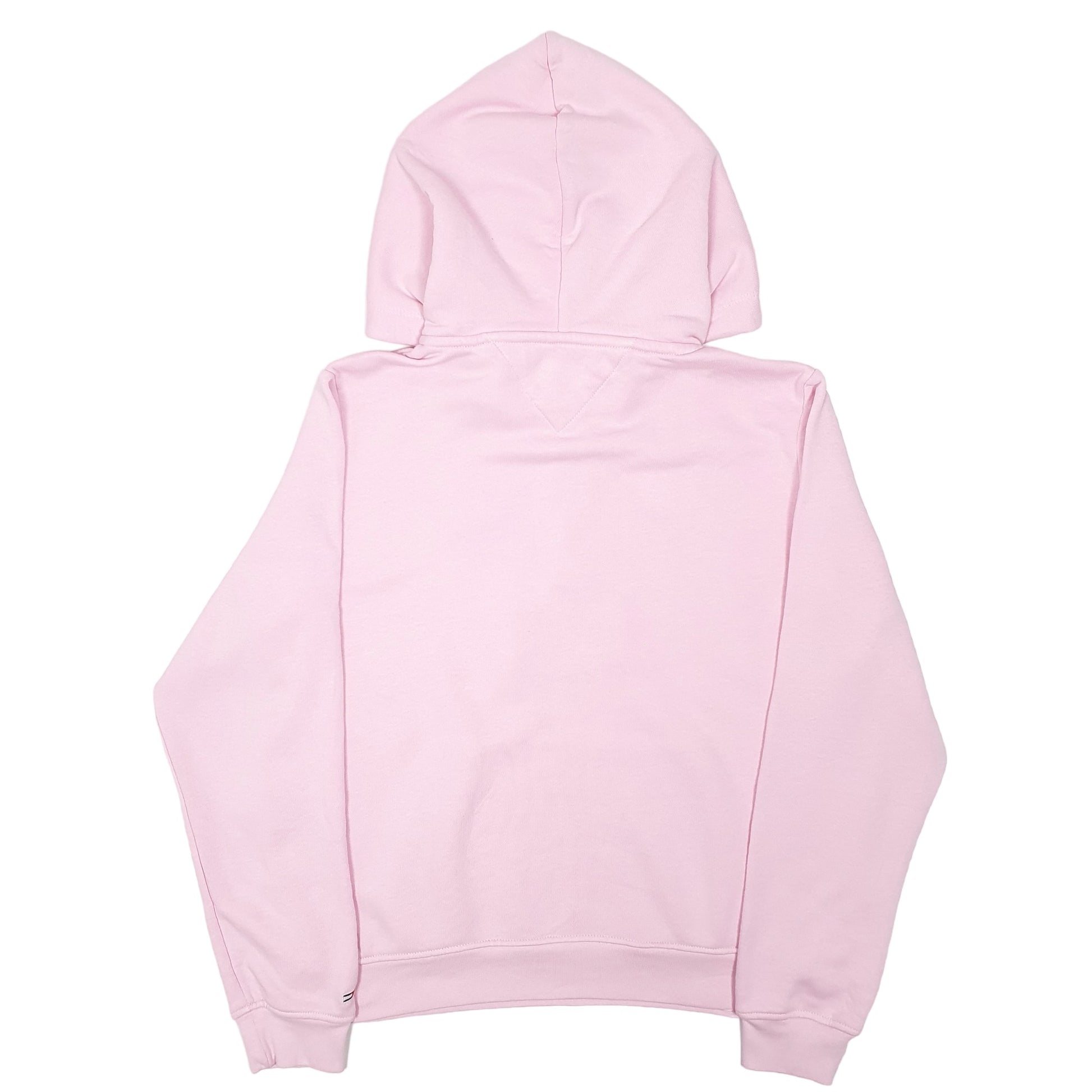 Womens Pink Tommy Hilfiger Quarter Zip Hoodie Jumper
