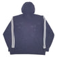 Mens Navy Adidas Spellout Hoodie Jumper