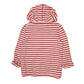 Womens Red Tommy Hilfiger Hoodie Striped Full Zip Jumper