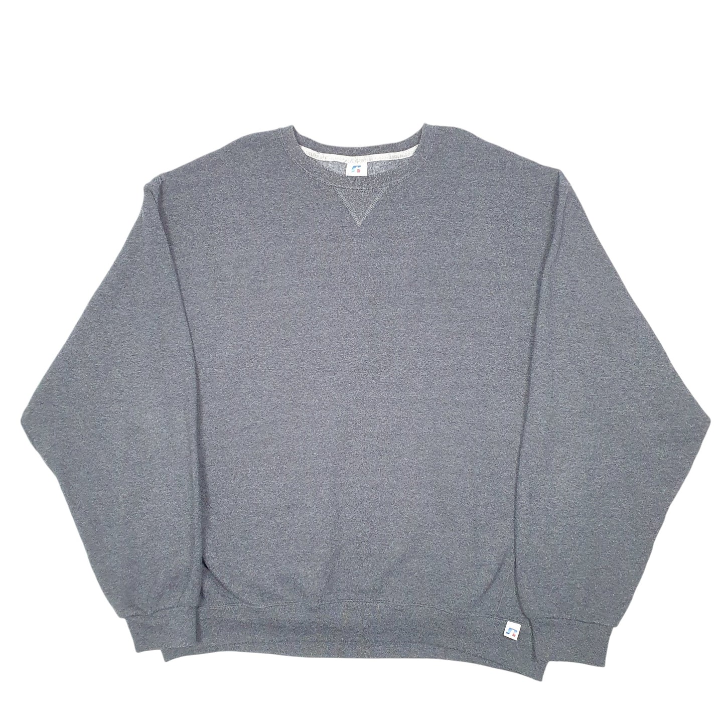 Mens Grey Russell Athletic  Crewneck Jumper