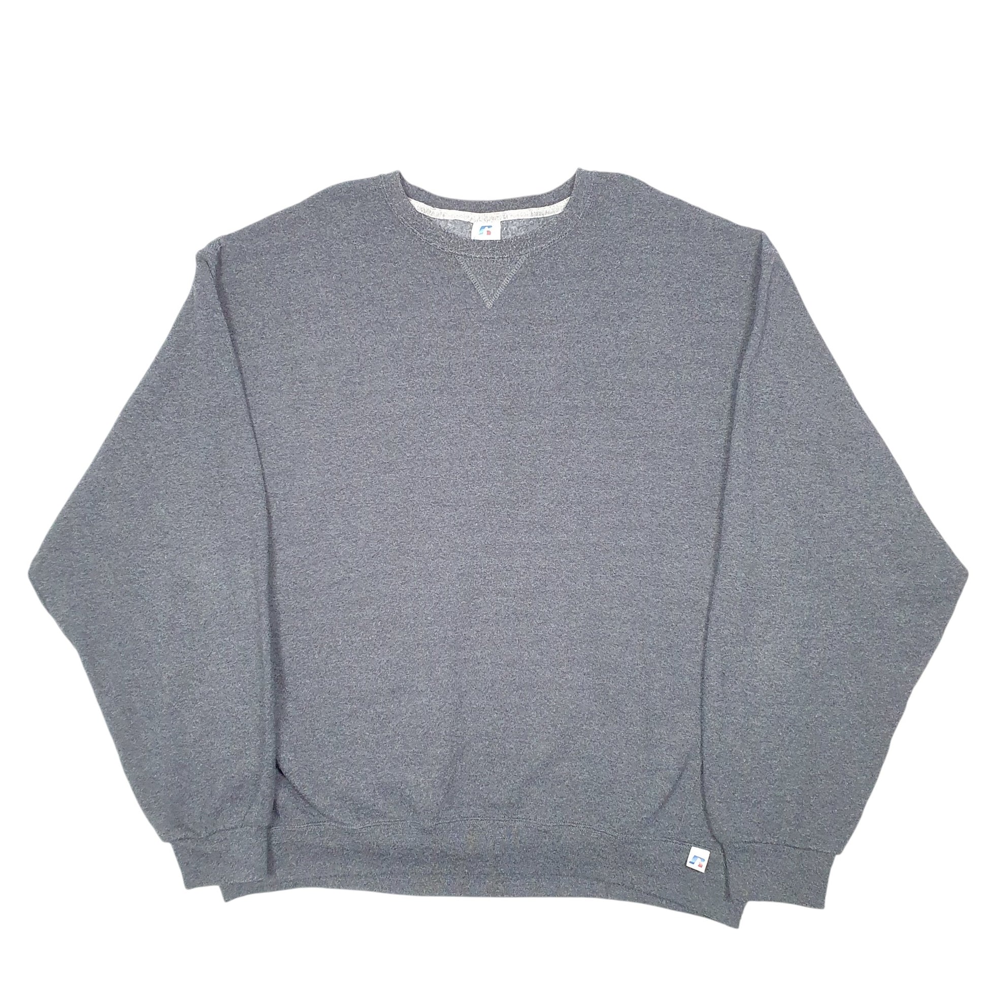 Mens Grey Russell Athletic  Crewneck Jumper