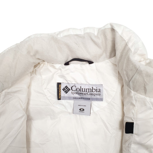Womens White Columbia  Hoodie Coat