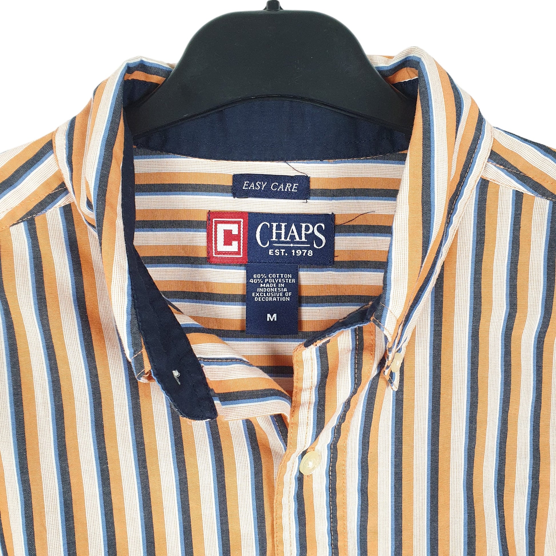 Mens Orange Chaps  Long Sleeve Shirt