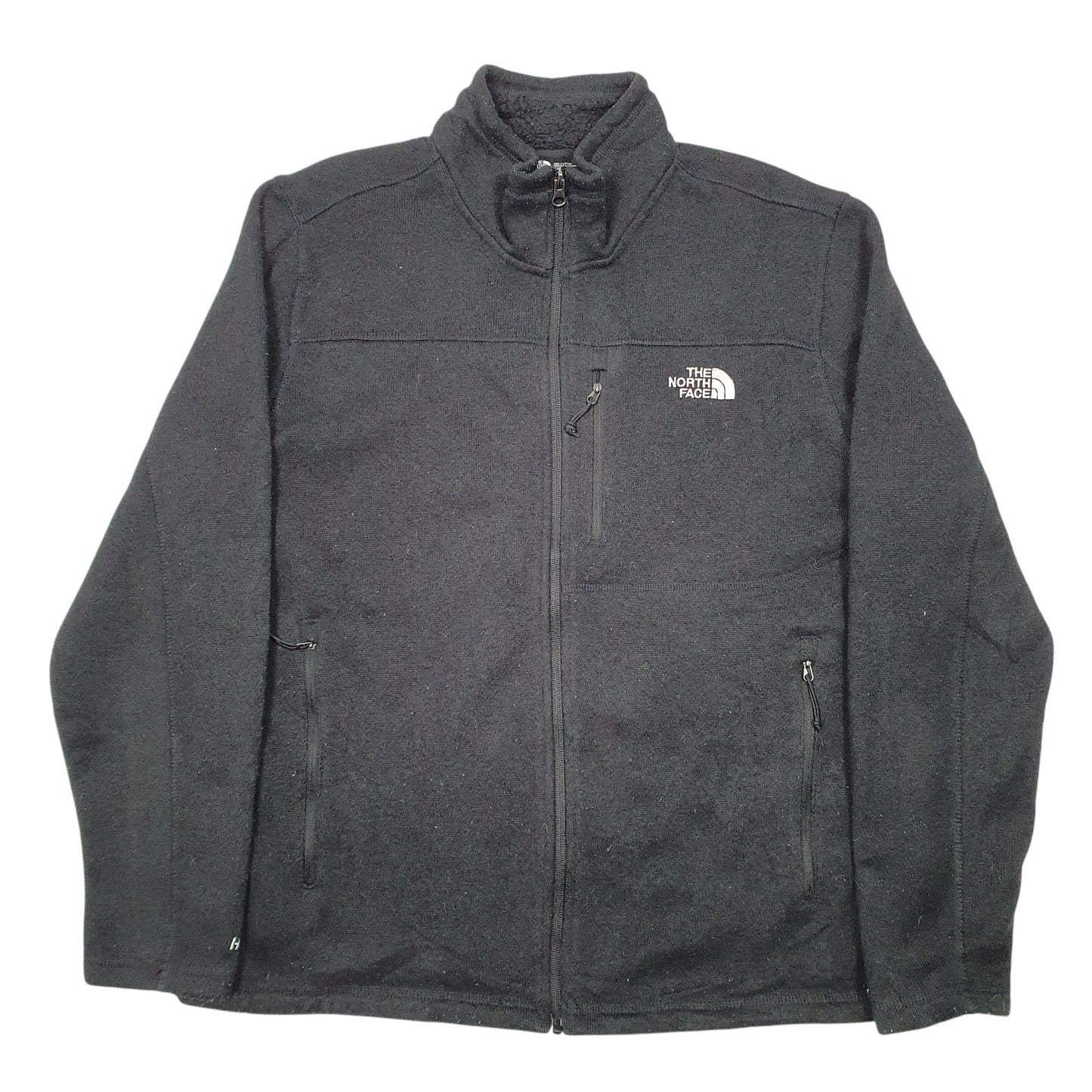 Mens Black The North Face H2oil Full Zip Jumper
