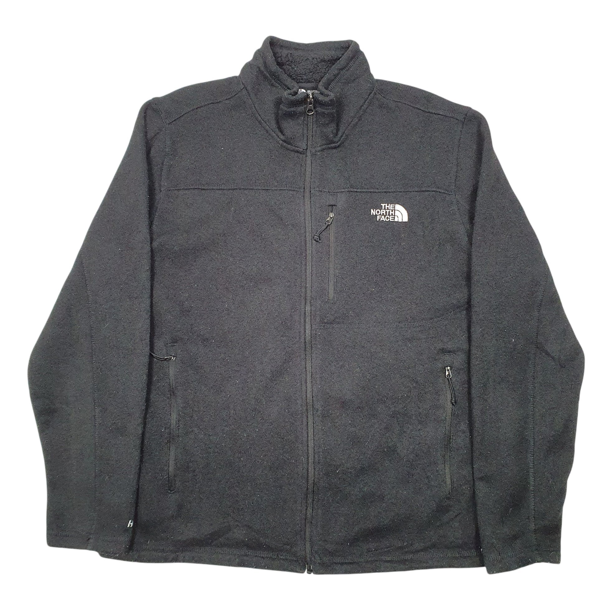 Mens Black The North Face H2oil Full Zip Jumper