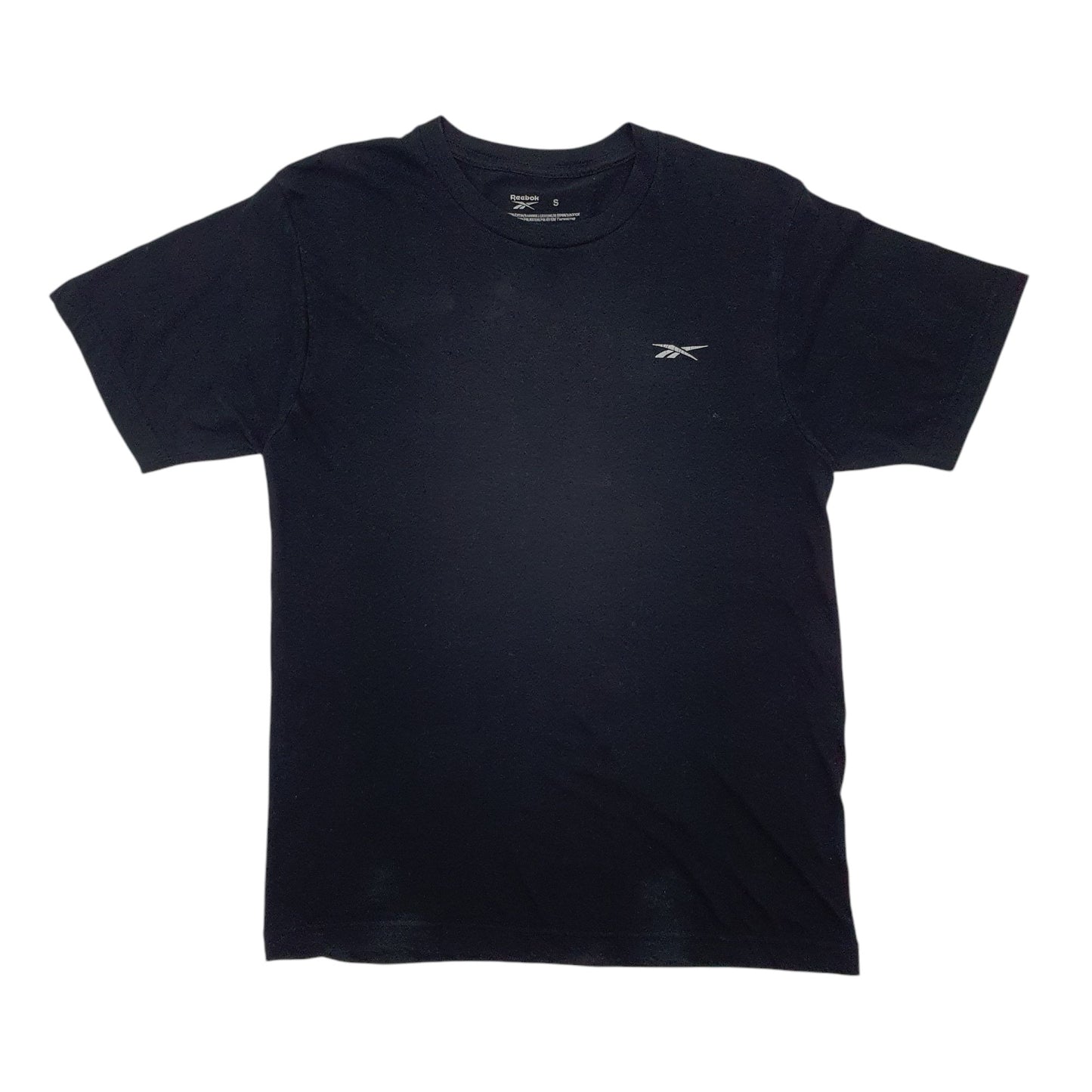 Mens Black Reebok  Short Sleeve T Shirt
