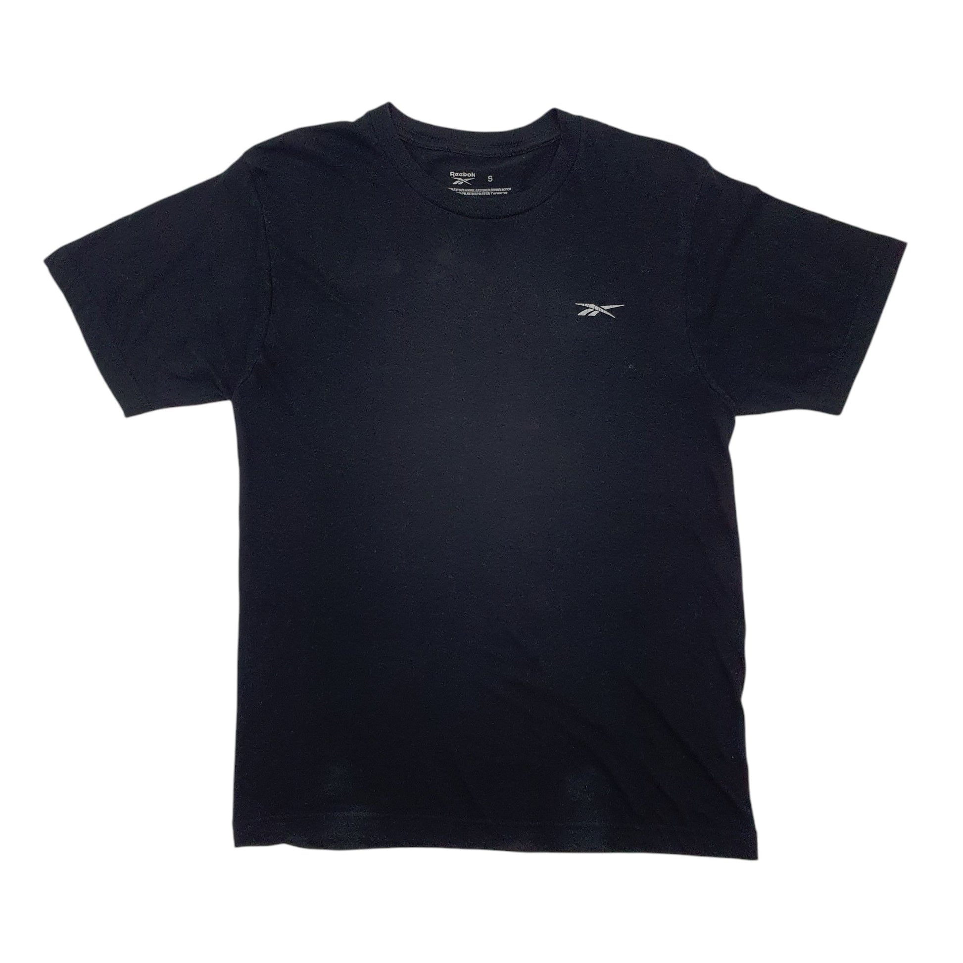 Mens Black Reebok  Short Sleeve T Shirt