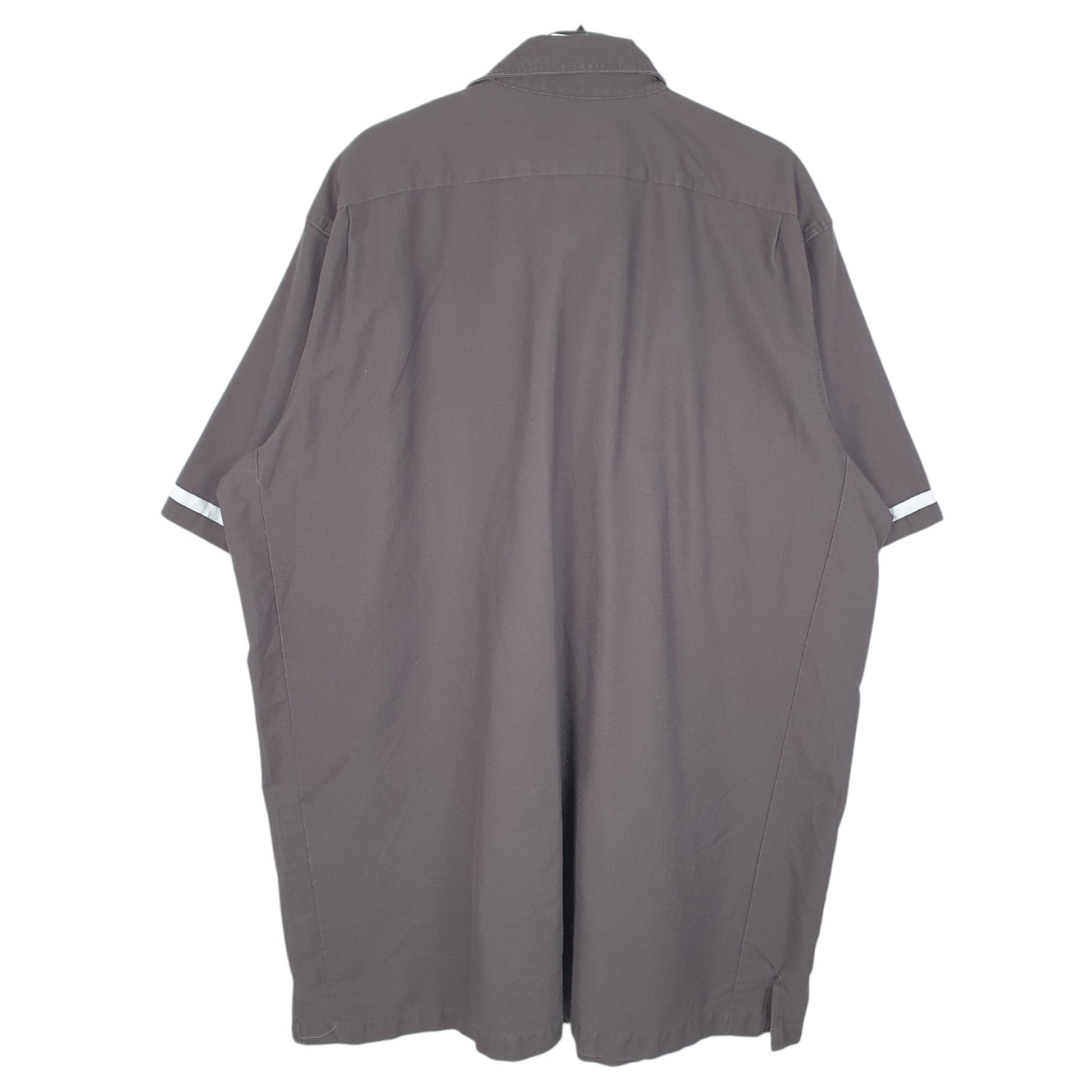 Mens Grey Wrangler Workwear Reinhart Foodservice Short Sleeve Shirt