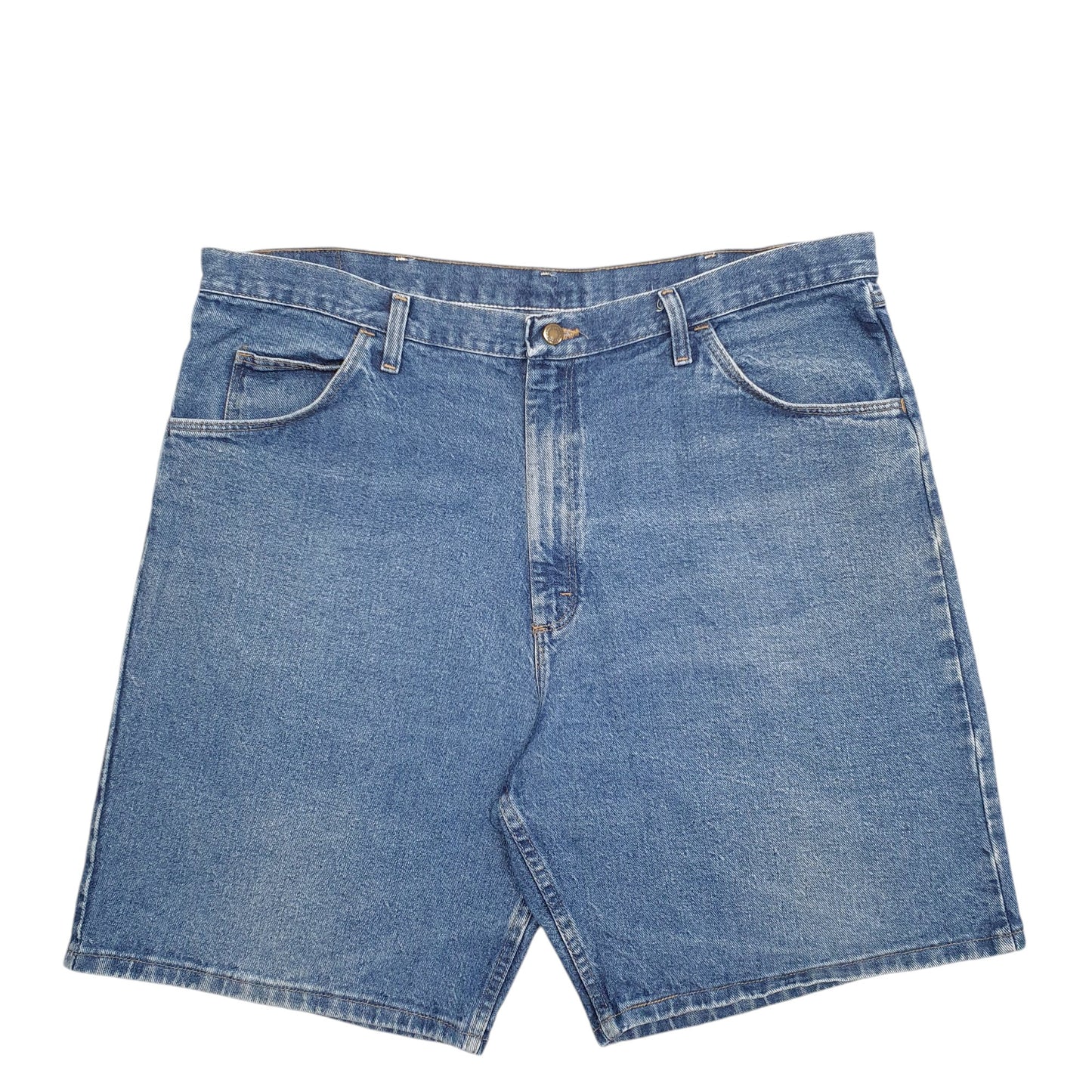 Mens Blue Wrangler Denim Jeans Jorts Denim Shorts
