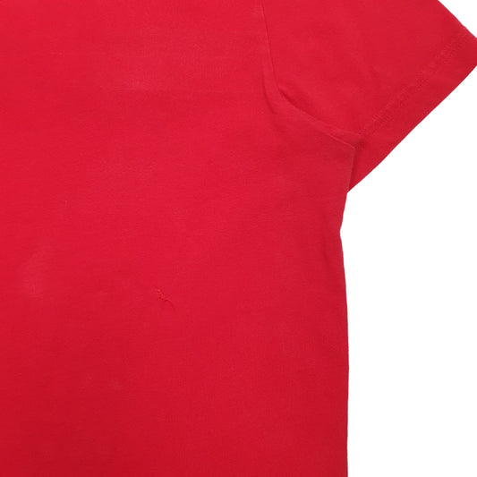 Mens Red Tommy Hilfiger  Short Sleeve T Shirt