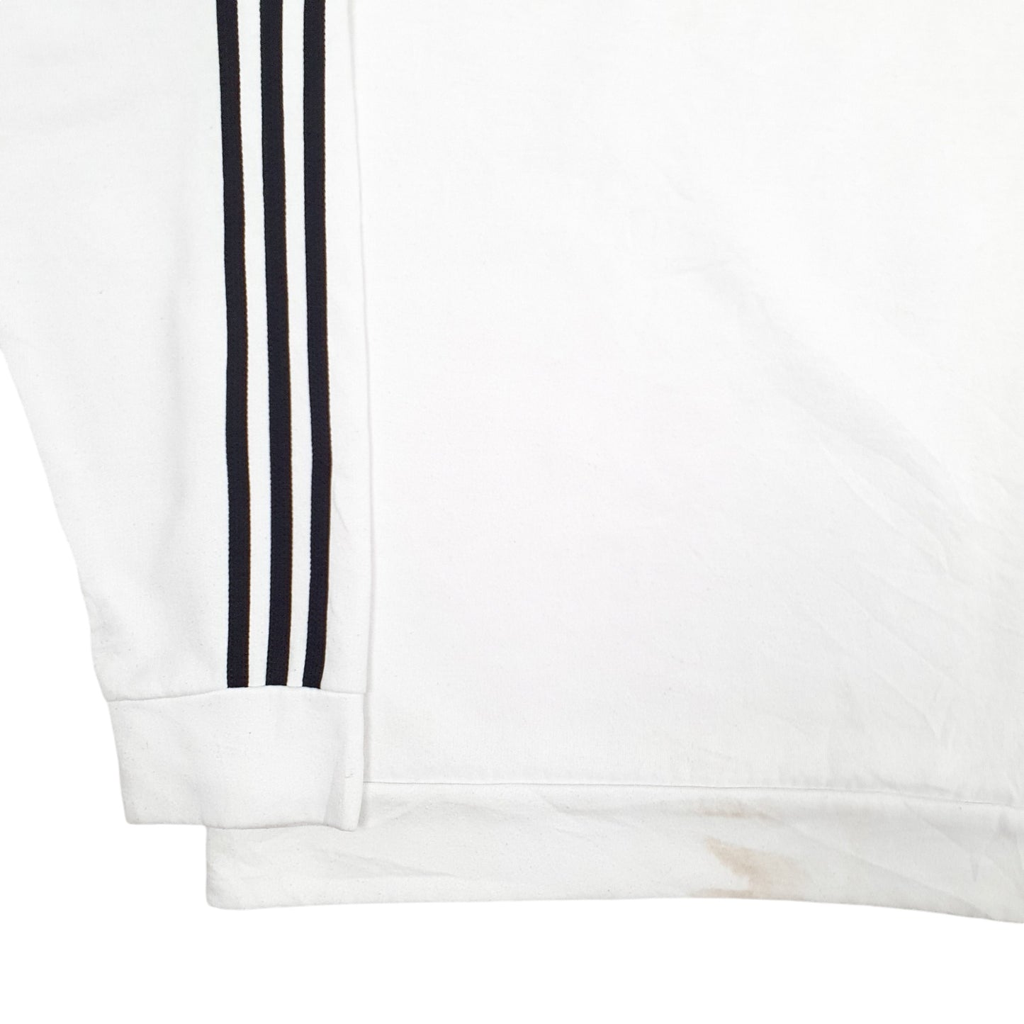 Mens White Adidas  Crewneck Jumper