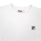 Mens White Fila  Crewneck Jumper