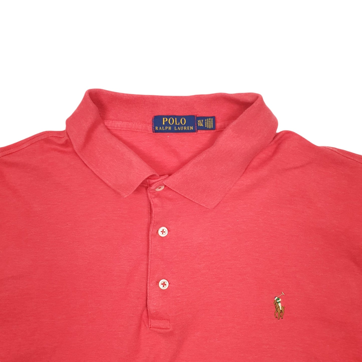 Mens Pink Polo Ralph Lauren  Short Sleeve Polo Shirt