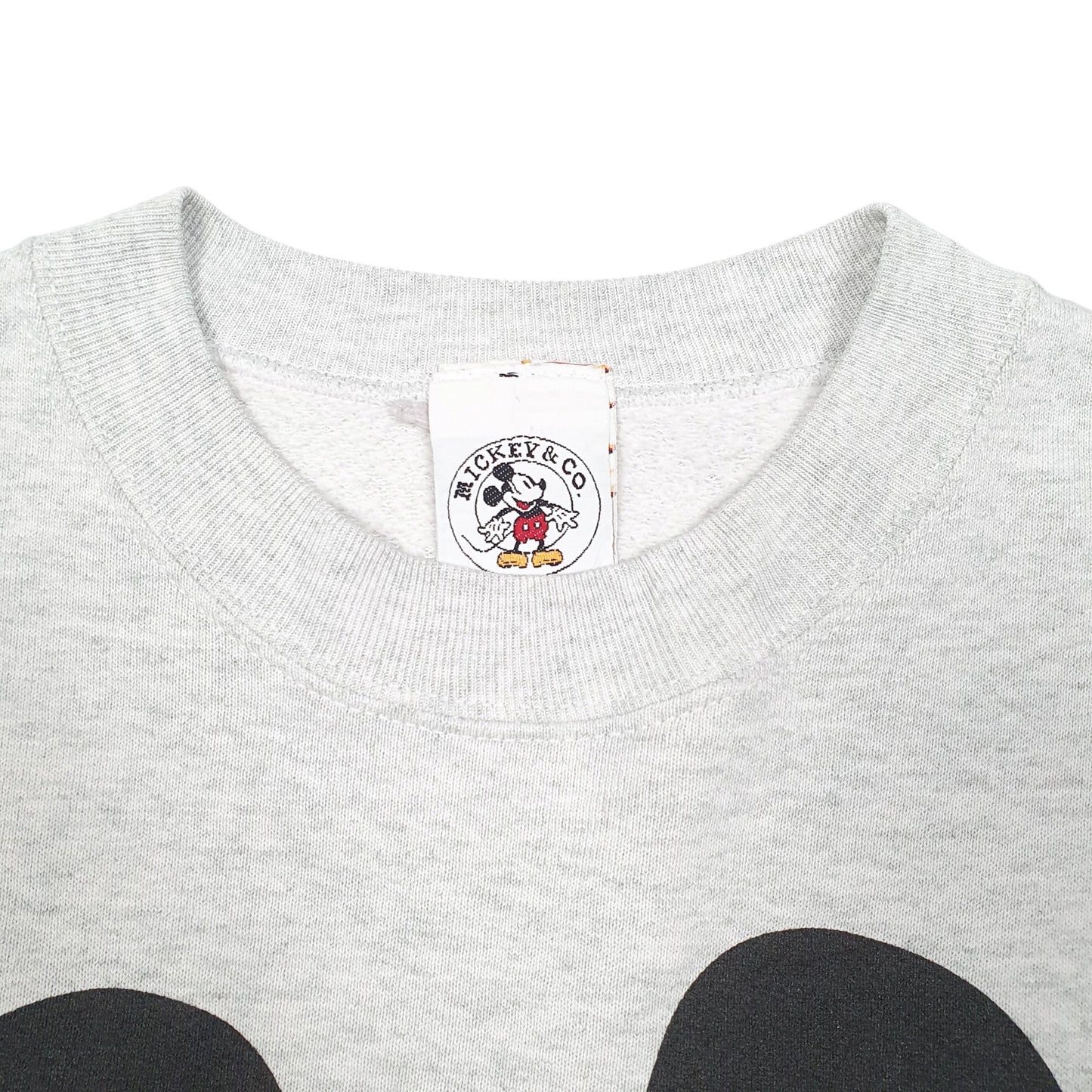 Mens Grey Disney Mickey Mouse And Co Vintage Crewneck Jumper