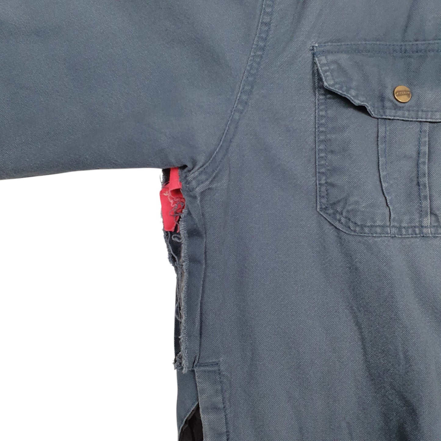 Mens Blue Dickies Workwear  Coat