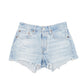 Womens Blue Levis 501 Denim Jorts Hot Pants Denim Shorts