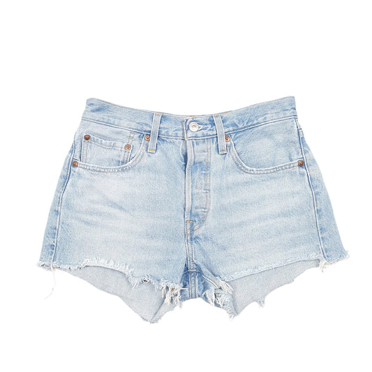 Womens Blue Levis 501 Denim Jorts Hot Pants Denim Shorts