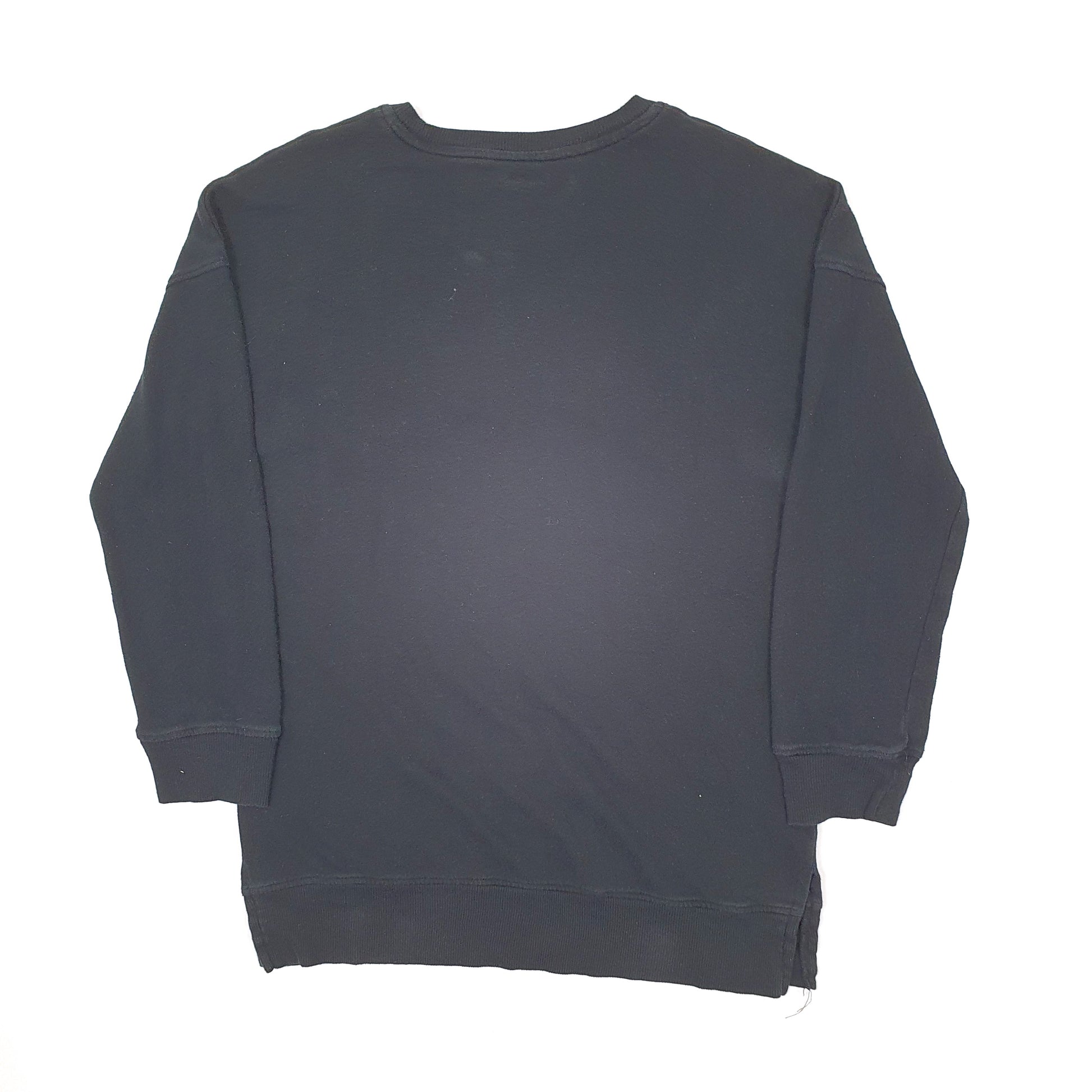 Mens Black Tommy Hilfiger Spellout Sleepwear Crewneck Jumper