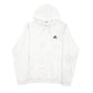 Mens White Adidas  Hoodie Jumper