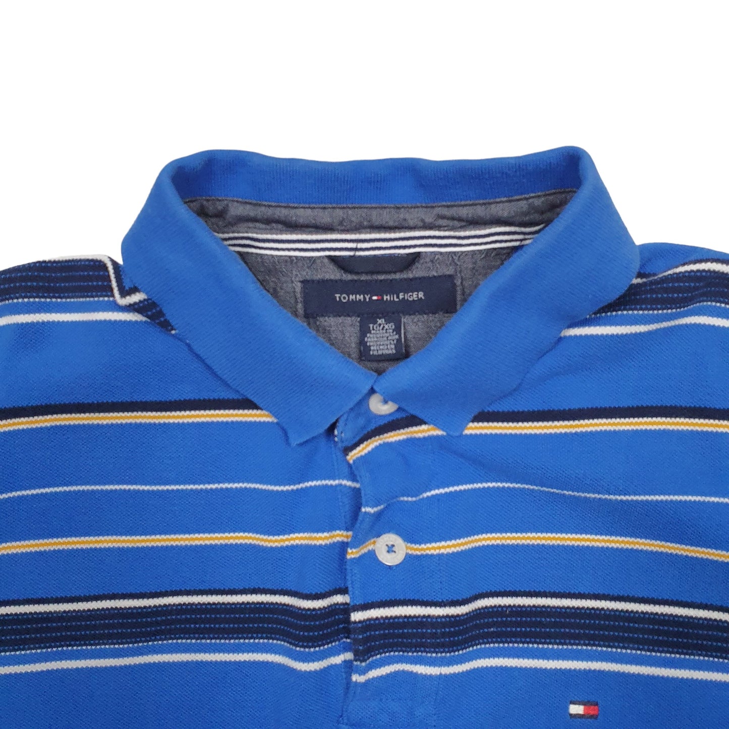 Mens Blue Tommy Hilfiger  Short Sleeve Polo Shirt