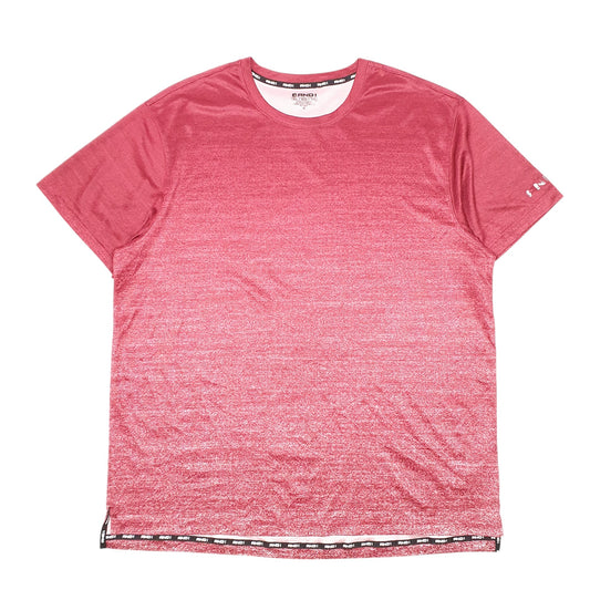 Mens Burgundy And 1 Active Workout Gym Short Sleeve T Shirt