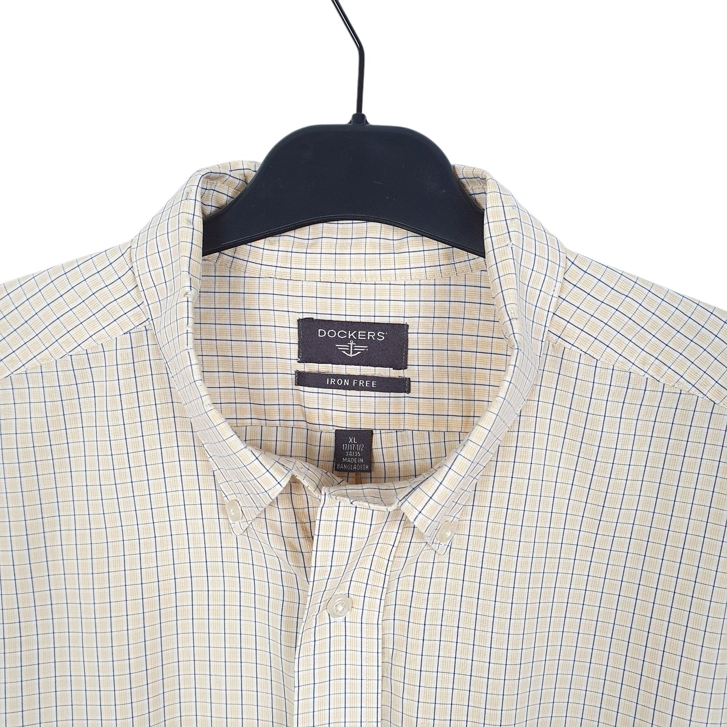 Mens Yellow Dockers  Long Sleeve Shirt