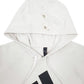 Mens White Adidas Spellout Hoodie Jumper
