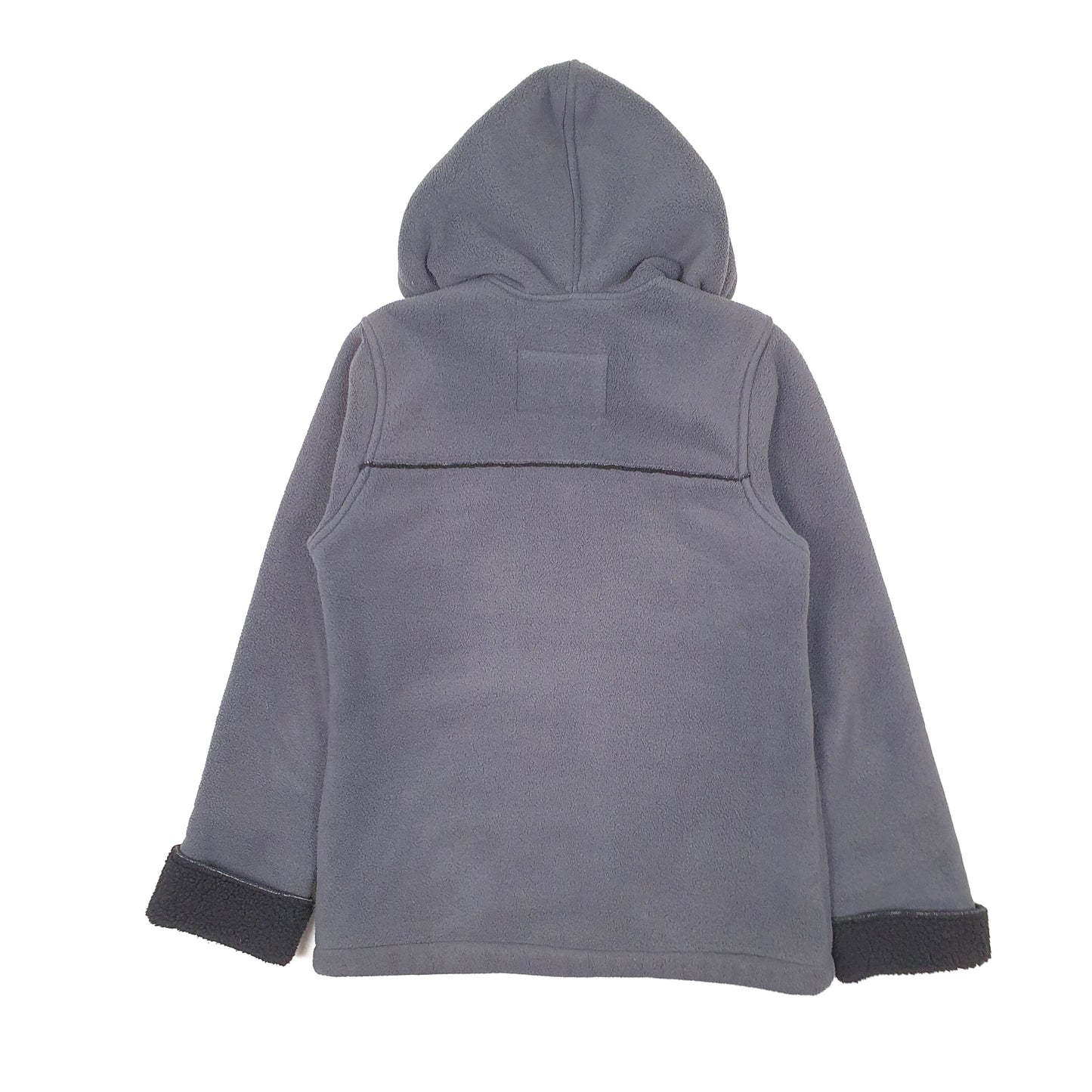 Womens Grey Oneill Hoodie Sherpa Lined Jacket Full Zip Jumper