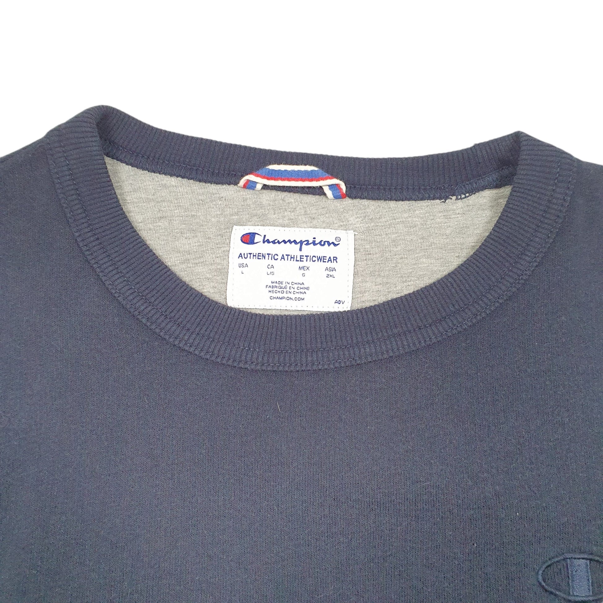 Mens Navy Champion  Crewneck Jumper
