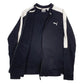 Womens Black Puma  Full Zip Jumper