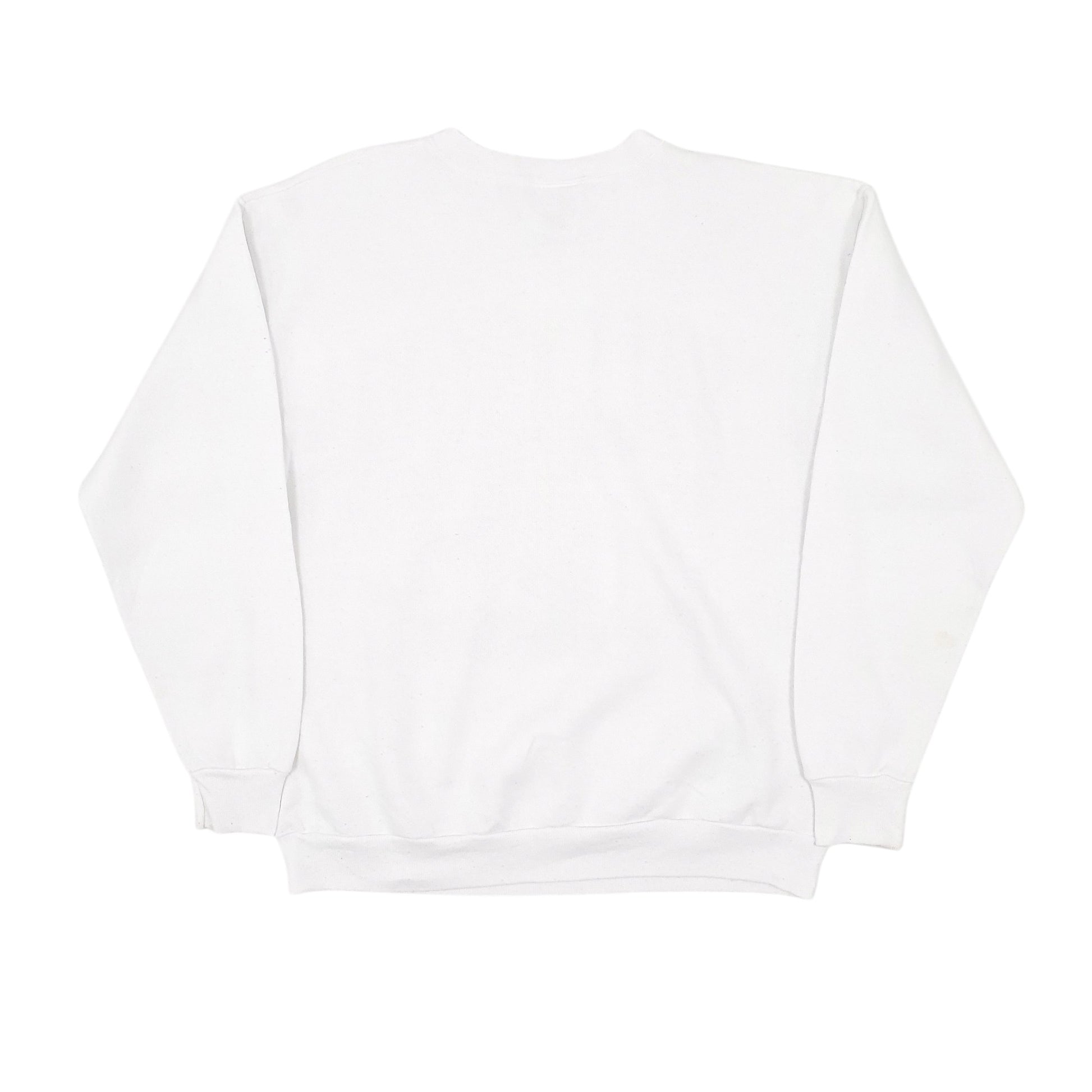 Mens White Tultex Villanova University of Pennsylvania Vintage 90s Crewneck Jumper