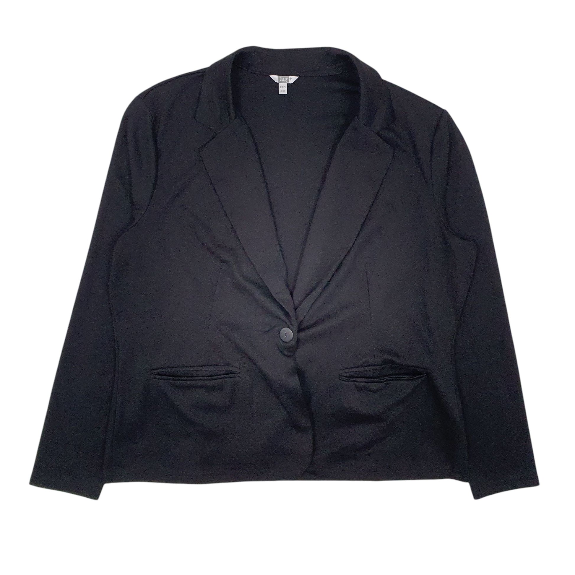 Womens Black Tag   Coat