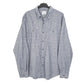 Mens Blue Old Navy Chambray Fleck Long Sleeve Shirt