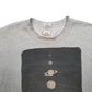 Mens Grey Gildan Planets Space Solar System Crewneck Jumper