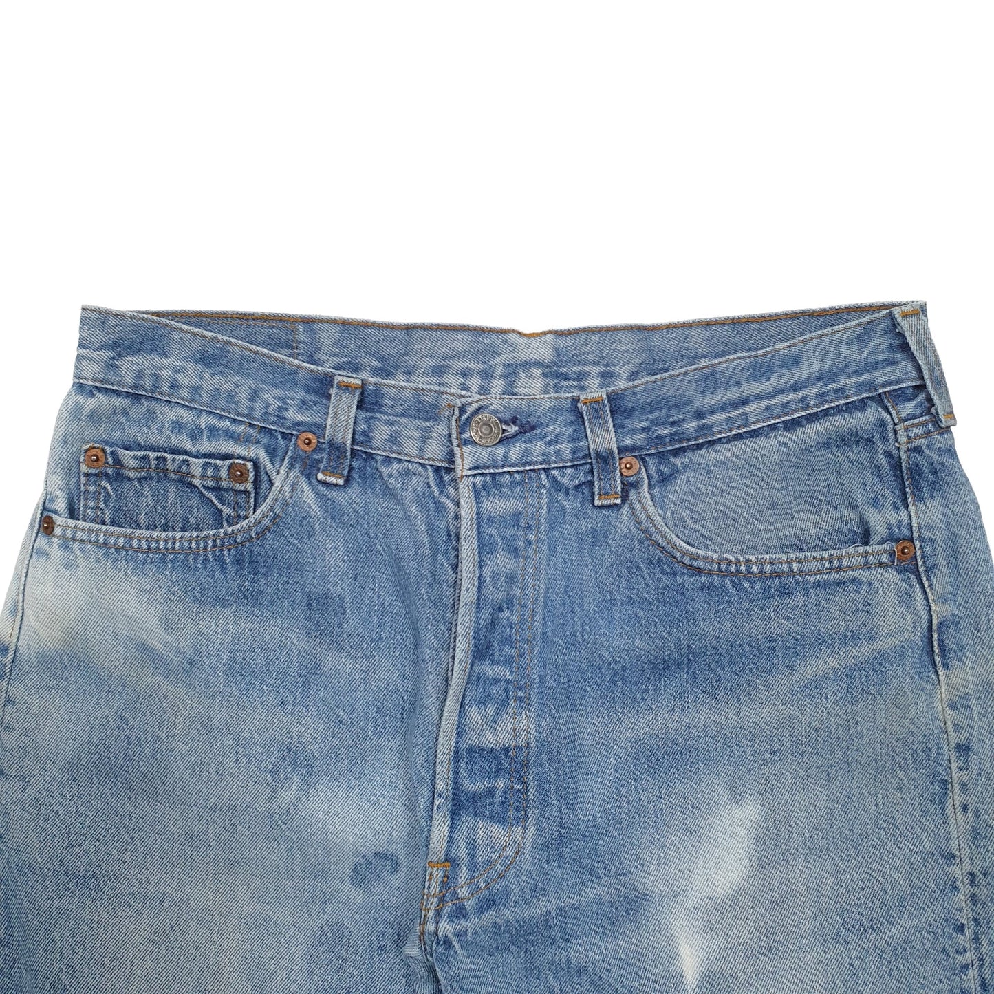 Womens Blue Levis 501 Denim Jorts Denim Shorts