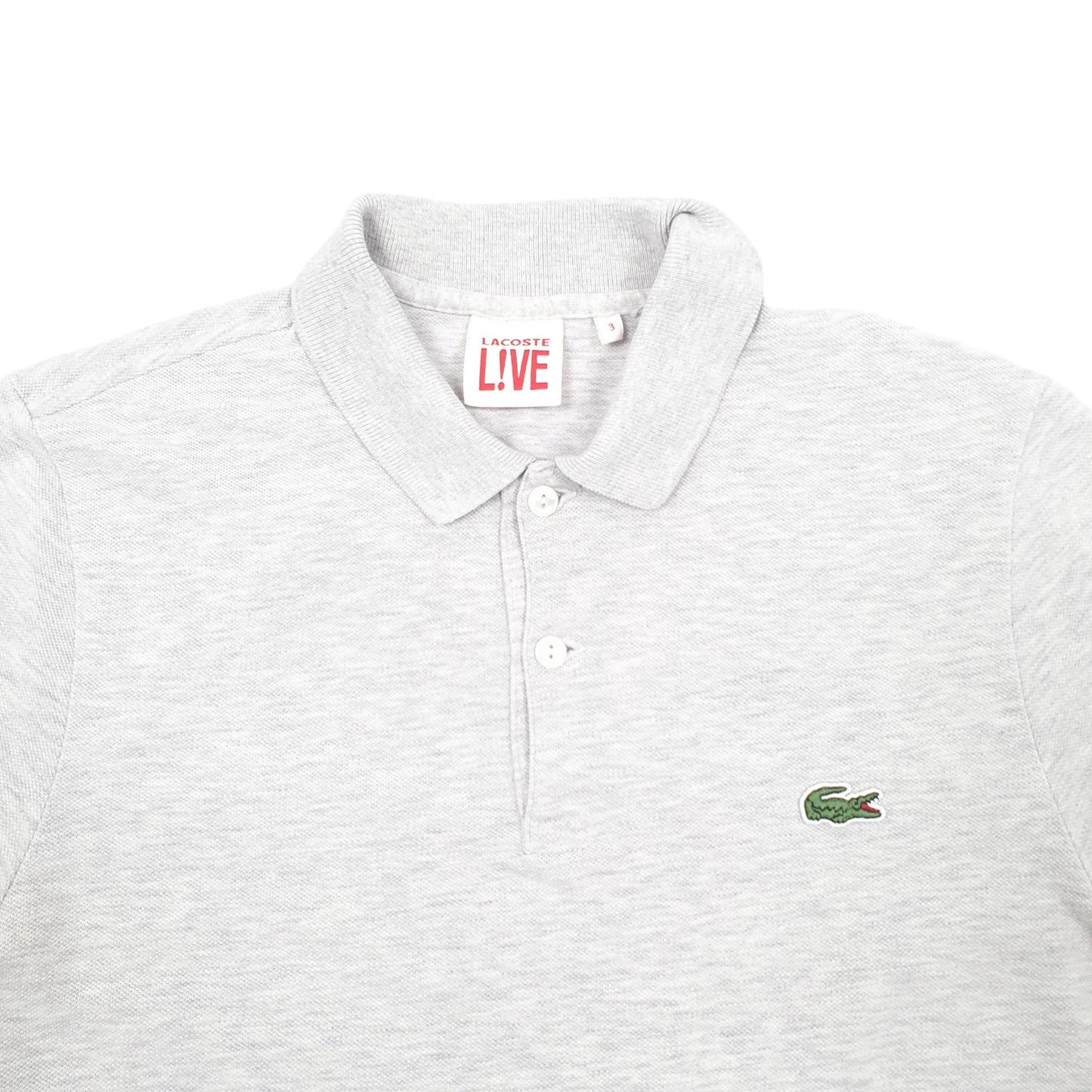 Mens Grey Lacoste Lacoste Live Short Sleeve Polo Shirt