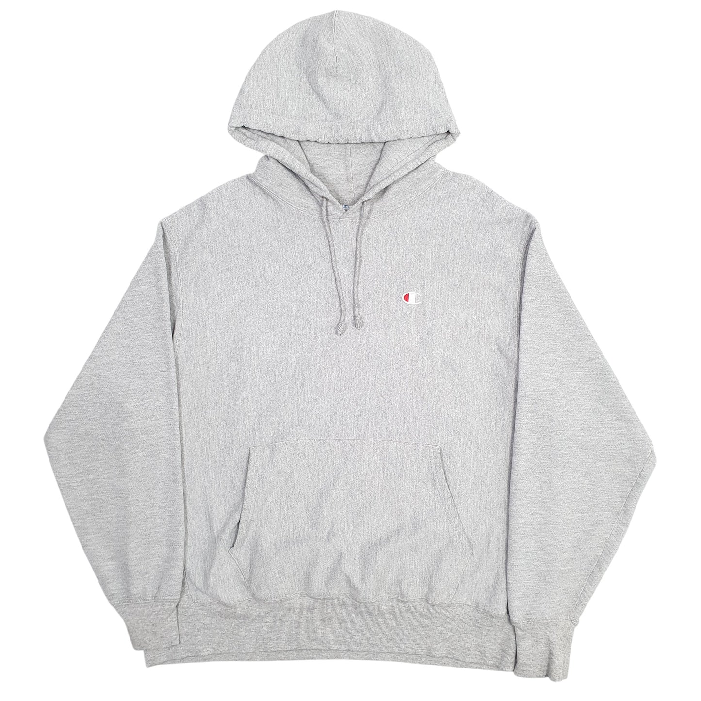 Mens Grey Champion Reverse Weave Hoodie Jumper