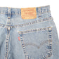 Mens Blue Levis Denim Jeans Jorts 505 Vintage Denim Shorts