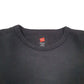 Mens Black Hanes  Crewneck Jumper